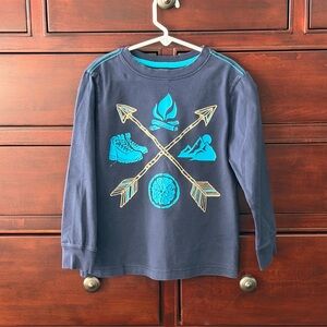 Gymboree Navy Blue Adventure Long Sleeve Tee